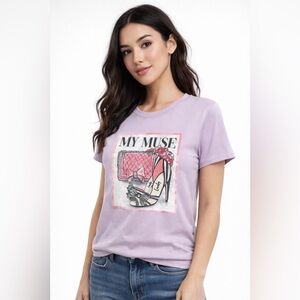 My Muse Graphic T-Shirt Lavender Purple Women’s Tee